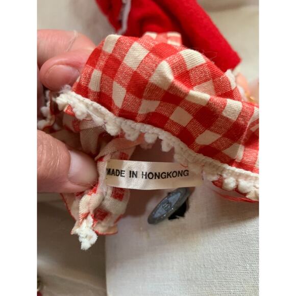 Musical Mrs Claus Windup Kitschy Figures Moving Christmas Holiday 9" Works Vtg - Picture 8 of 8